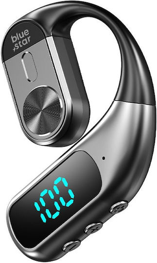 Blue Star Hook In-Ear Bluetooth Kopfhörer Ακουσgerät Schwarz