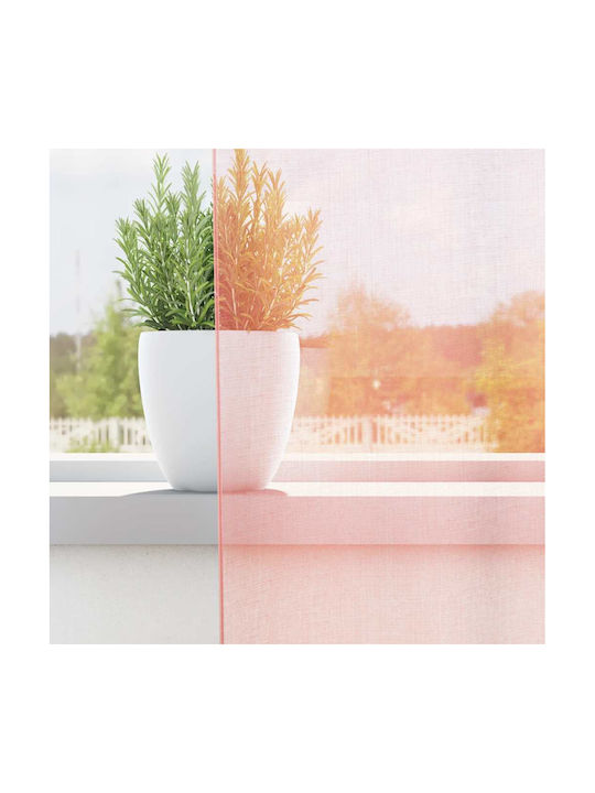 vidaXL Set Curtains with Tab Tops Pink 140x260cm