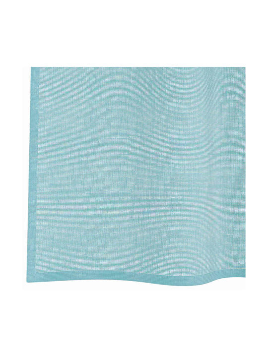 vidaXL Set Curtains with Tab Tops Turquoise 140x260cm