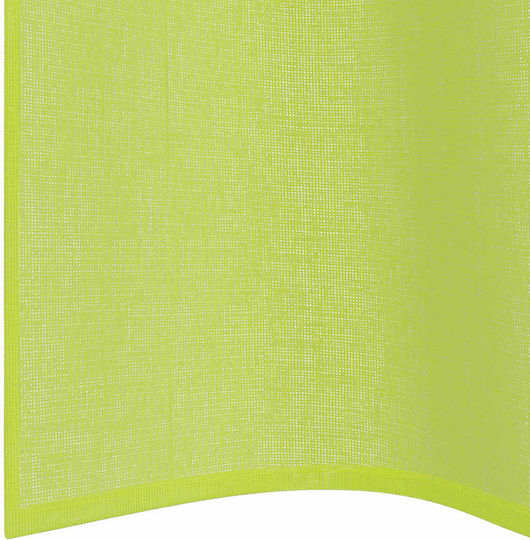 vidaXL Set Vorhänge Fenster mit Grommet Voile Grün Apfel 140x175cm