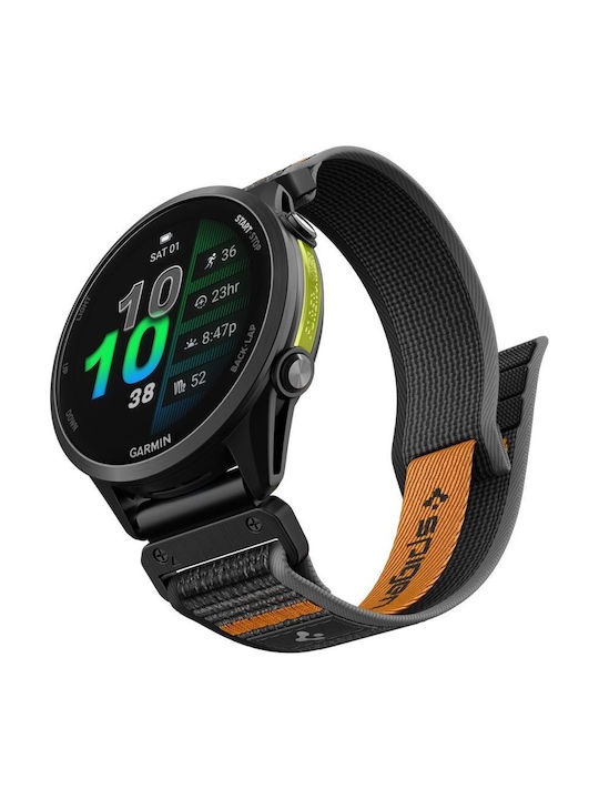 Spigen Athlex Air Garmin Quickfit 22 Mm Active Black Orange Spigen Athlex Air Garmin Quickfit 22 Mm Active Black Orange