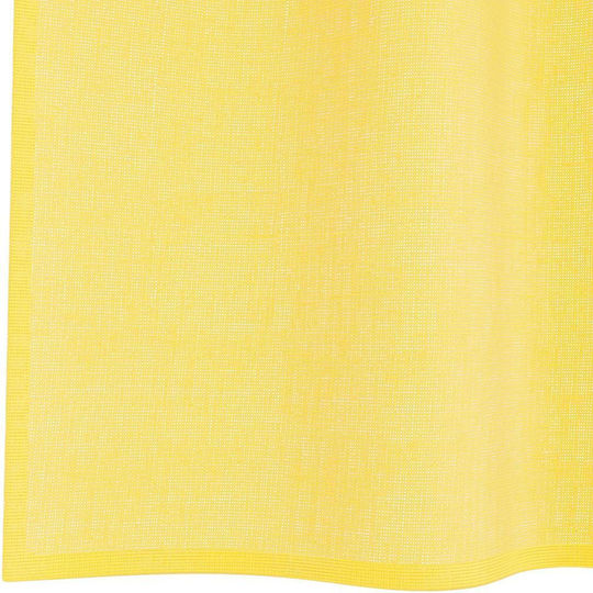 vidaXL Set Perdele cu Bretele Voile Galbene 140x225cm