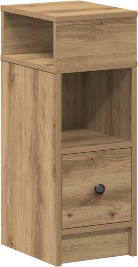 Nachttische Holz Braun 2 Stück 25x31x66cm