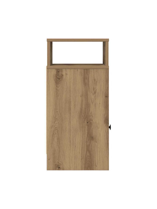 Nachttische Holz Braun 2 Stück 25x31x66cm