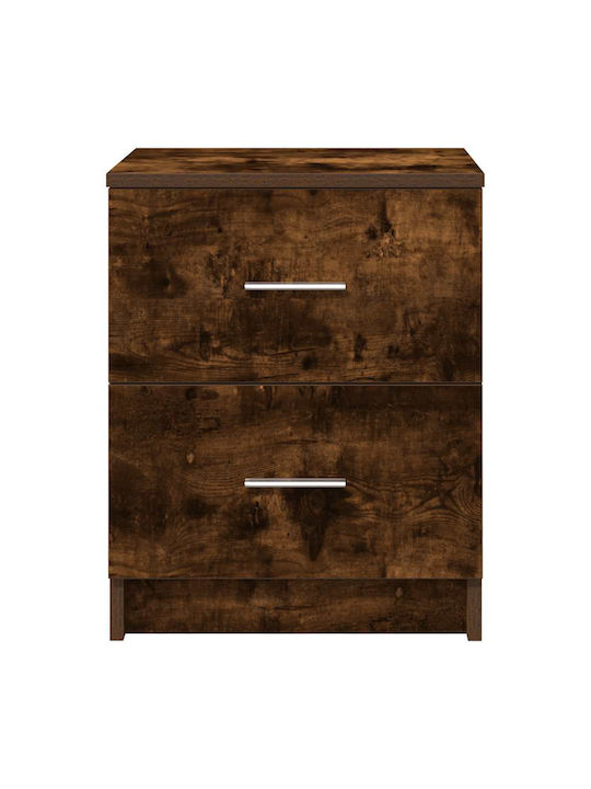 Wooden Brown Bedside Tables 2 Pieces 40x36x50cm