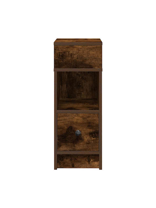 Wooden Brown Bedside Tables 2 Pieces 25x31x66cm