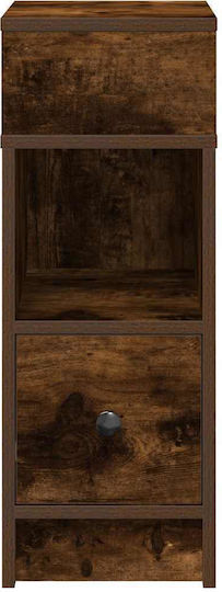 Κομοδίνα Ξύλινα Καφέ 2τμχ 25x31x66cm