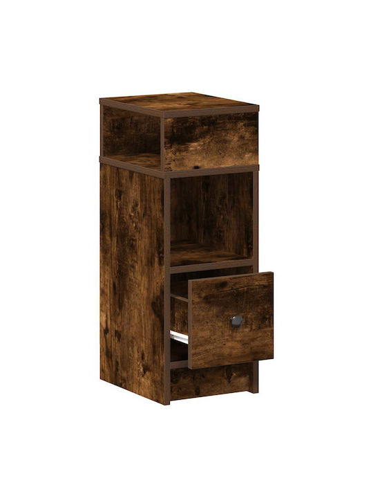 Wooden Brown Bedside Tables 2 Pieces 25x31x66cm