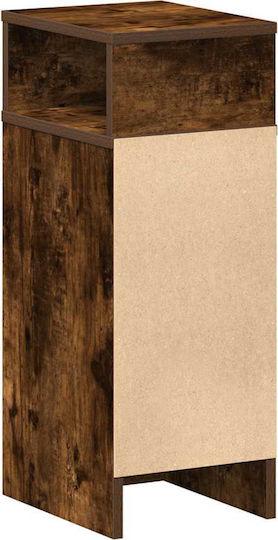 Κομοδίνα Ξύλινα Καφέ 2τμχ 25x31x66cm