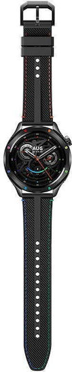 Xiaomi Watch S4 Aluminium 47mm Αδιάβροχο με Παλμογράφο (Rainbow)