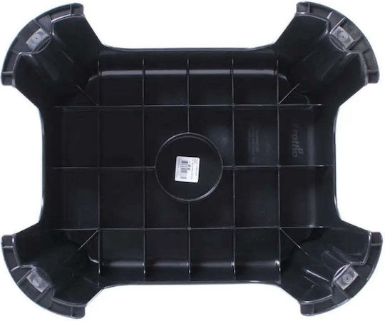 Taburet Din Plastic Pentru Exterior Negru