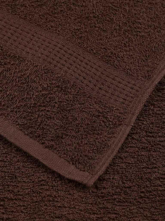 vidaXL Bath Towel Set 4pcs Brown Weight 360gsm