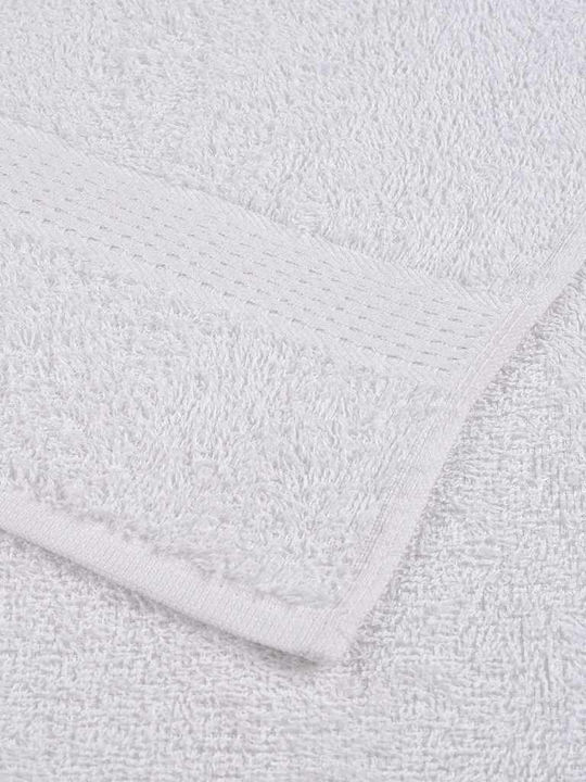 vidaXL Bath Towel Set 4pcs 30x50cm White