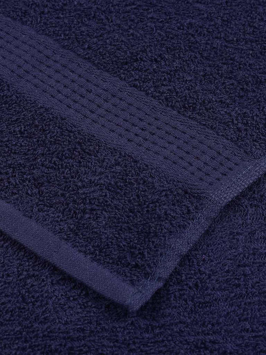 vidaXL Bath Towel Set 4pcs Dark Blue