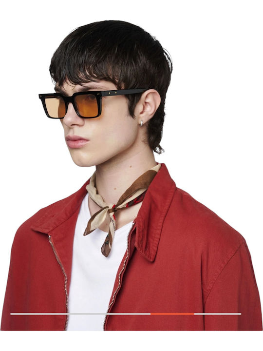 Gast Drava Unisex Sunglasses with Orange Frame and Orange Lens DRA03