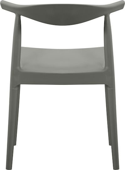 Gartenstühle Polypropylen Alor Olive Grün 4 Stück 47x55x74cm