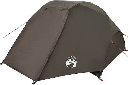 vidaXL Fishing Tent Brown for 5 People