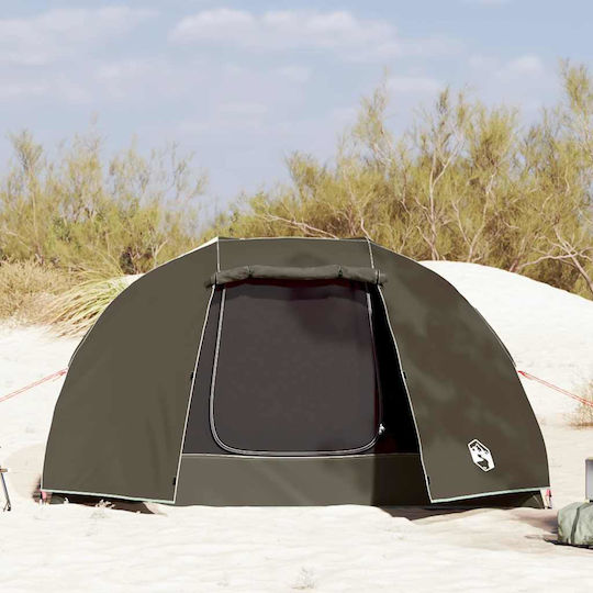 vidaXL Fishing Tent Brown for 5 People