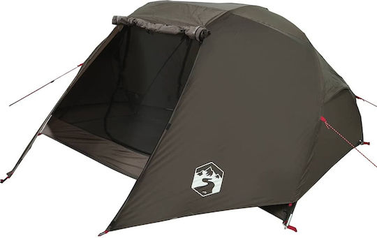 vidaXL Fishing Tent Brown for 3 People