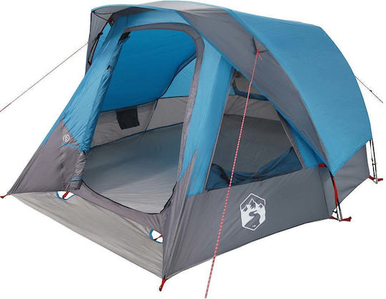 vidaXL Σκηνή Camping Pop Up Μπλε για 4 Άτομα