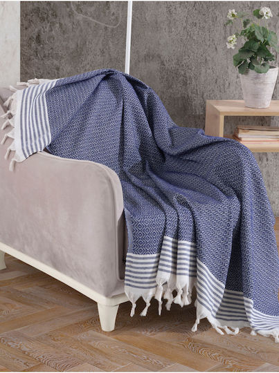 SteweHome Πολυθρόνας Π150xΜ180cm Μπλε SteweHome Πολυθρόνας Π150xΜ180cm Μπλε