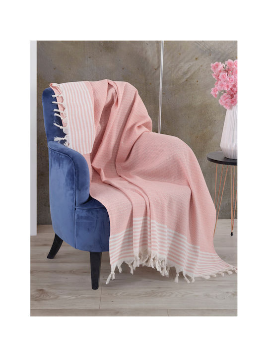 SteweHome Armchair Throw 150x180cm Orange