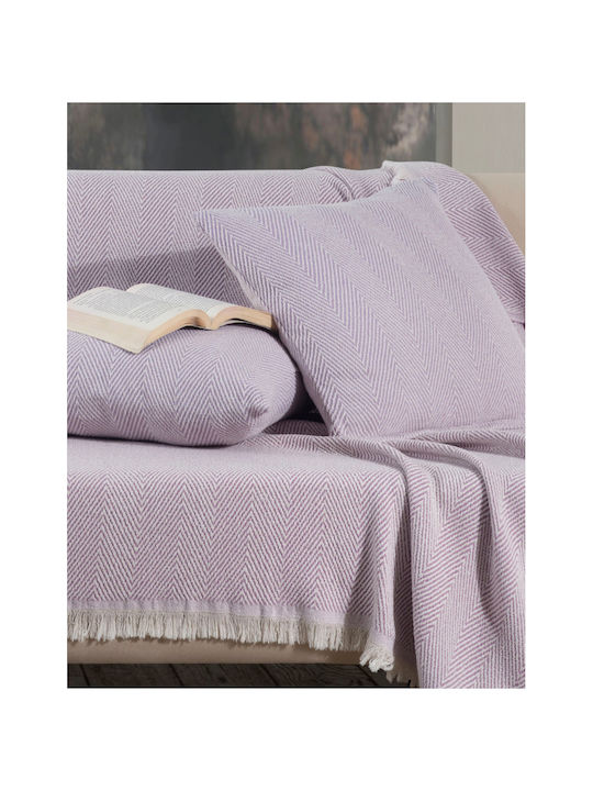 SteweHome Armchair Throw 150x200cm Lilac