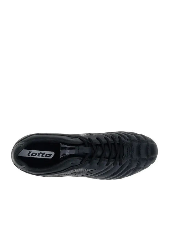 Lotto Stadio 705 Football Shoes with Cleats FG Black