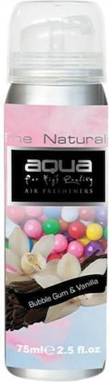Aqua Car Air Freshener Spray Vanilla / Bubble Gum 75ml