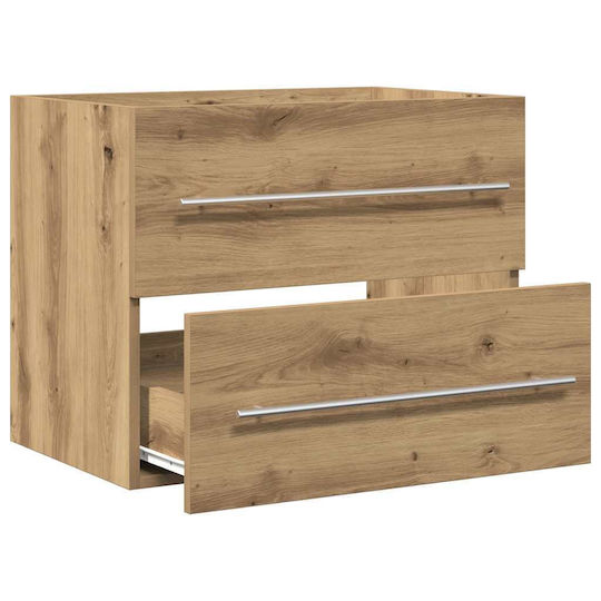 vidaXL Bench Without Sink M60xL38.5xH48cm Artisan Oak