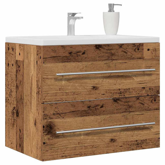 vidaXL Bench Without Sink M60xD38.5xH48cm Old Wood