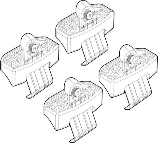 Nordrive Legs for Roof Bars 4pcs