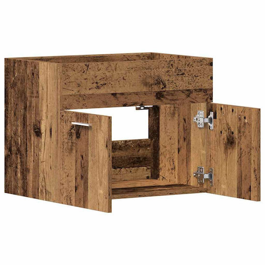 vidaXL Bench Without Sink M60xL38.5xH46cm Old Wood