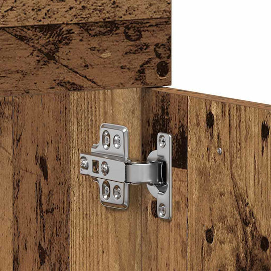 vidaXL Bench Without Sink M60xL38.5xH46cm Old Wood