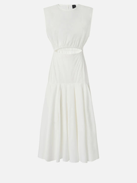 Summer Midi Dress Wht