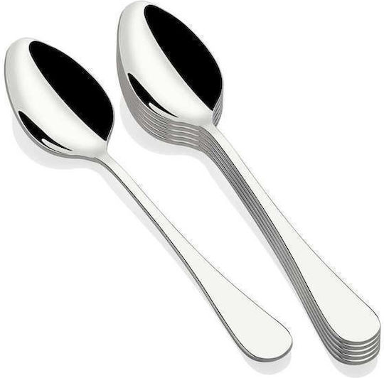 SteweHome Set Löffel Abendessen Rostfreier Stahl Silber 6 Stück