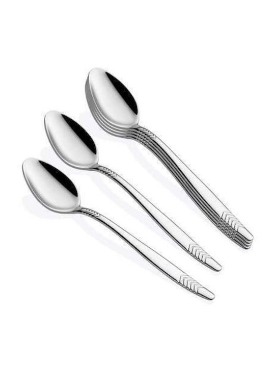 SteweHome Set Linguri Cafea Ceai Inox Argintii 6 Bucăți