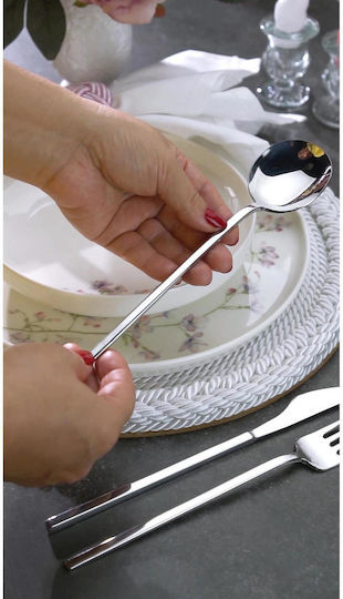 SteweHome Φαγητού Ανοξείδωτα Ασημί STE-023495-P23495 6τμχ
