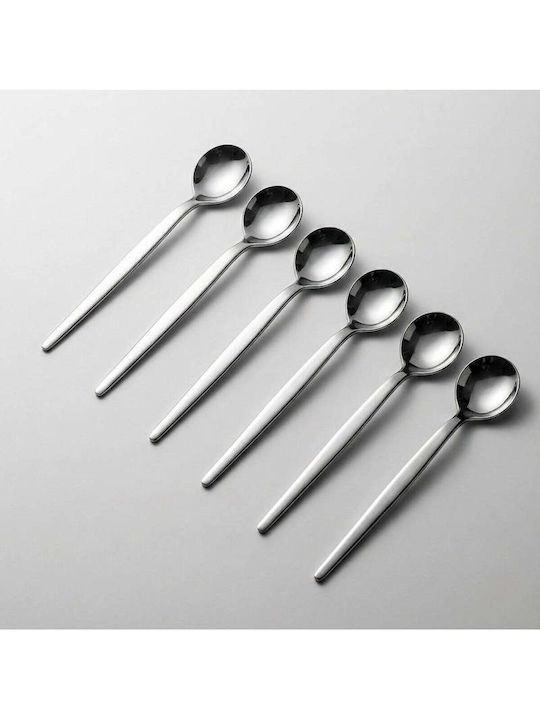 SteweHome Set Linguri Cafea Ceai Inox Argintii 6 Bucăți