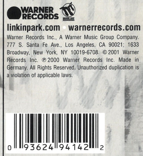 Linkin Park Hybrid Theory 1 LP