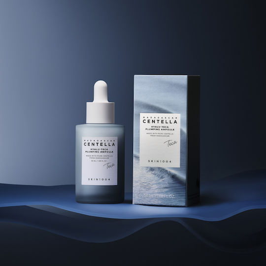 Skin1004 Madagascar Centella Hyalu-Teca Plumping Ampoule Hydrating Face Ampoule Serum with Centella Asiatica & Niacinamide for Brightening & Firming 50ml