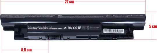 Батерия за лаптоп Dell Inspiron 15-3521 15-3531 15-3537 15-3542 15-3543 15r-5521 15r-5537 14-3421 14r-5421 14r-3437 17-3721 17-3737 17r-5737 17r-n5721 Latitude 3440 3540 Vostro 2421 OEM високо качество код 1-bat0010 4.4ah