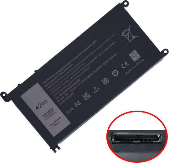 Батерия за лаптоп за Dell Inspiron 15 P66f P75f 13 P69g P66f001 Dell Vostro 5471 3584 OEM Оригинал Inspiron 15 5568 13 5368 5378 Серия 3CRH3; T2JX4 FC92N; CYMGM; Y3F7Y; C4HCW; FW8KR; 8YPRW 1-BAT0073 42Wh