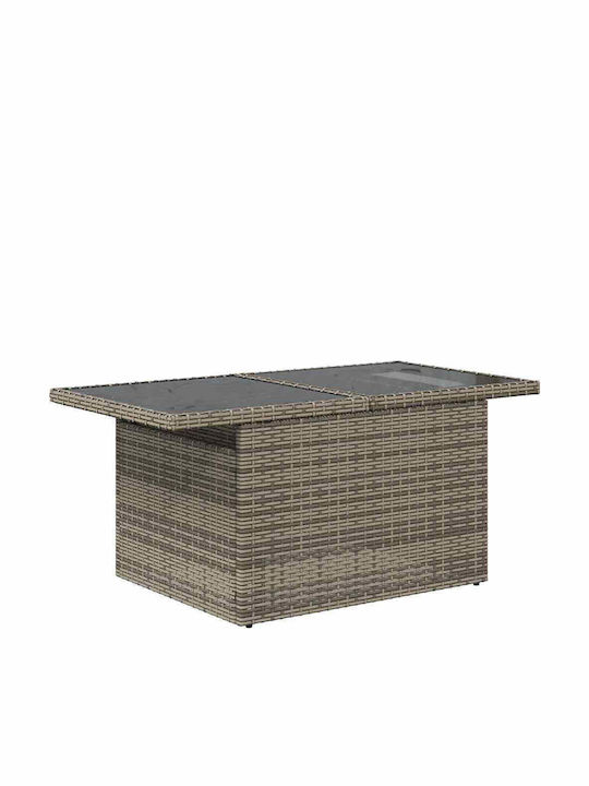 Garten- und Outdoor-Möbelsets 6 Stück Grau mit Kissen