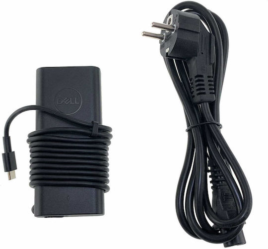 Dell USB-C Φορτιστής Laptop 65W 20V 3.25A για Dell χωρίς Καλώδιο Τροφοδοσίας