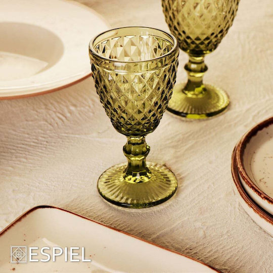 Espiel Tristar Set Pahare Pentru Apă Din Sticlă Verde TIR104K6 6 Bucăți Espiel Tristar Set Pahare Pentru Apă Din Sticlă Verde TIR104K6 6 Bucăți