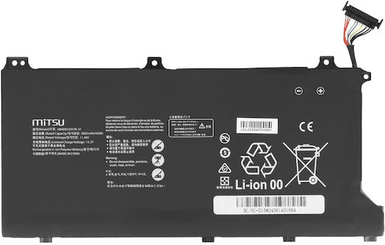 Mitsu Συμβατή Μπαταρία για MateBook D15 με 3665mAh