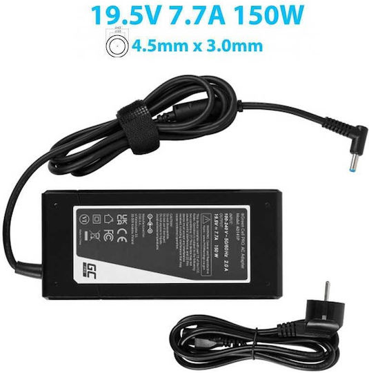 Slim Smart Φορτιστής Laptop 150W 19.5V 7.7A για HP