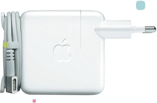 Apple MagSafe Φορτιστής Laptop 85W 16.5V 4.6A για Apple με Αντάπτορα Τροφοδοσίας