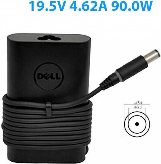 Dell NJVPK Laptop Charger 90W 19.5V 4.62A for Dell Without Power Cord